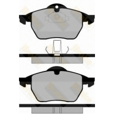 PA1116 BRAKE ENGINEERING Комплект тормозных колодок, дисковый тормоз