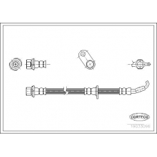 19033096 CORTECO Тормозной шланг