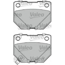 598916 VALEO Комплект тормозных колодок, дисковый тормоз