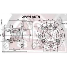 OPWH-ASTR ASVA Ступица колеса