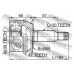 0410-KB4A47 FEBEST Шарнир, приводной вал