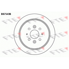 BS7543B FTE Тормозной диск