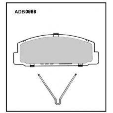 ADB0986 Allied Nippon Тормозные колодки