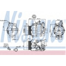 89033 NISSENS Компрессор, кондиционер