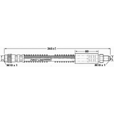 FBH7174 FIRST LINE Тормозной шланг