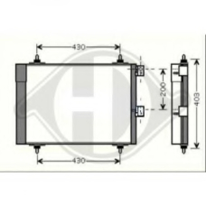 8407102 DIEDERICHS Конденсатор, кондиционер