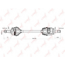 CD4603 LYNX Cd-4603 привод в сборе l lada 2110-12