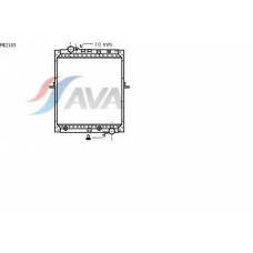 ME2183 AVA Радиатор, охлаждение двигателя