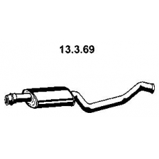 13.3.69 EBERSPACHER Предглушитель выхлопных газов
