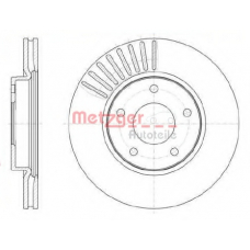 61466.10 METZGER Тормозной диск