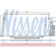 94885 NISSENS Конденсатор, кондиционер