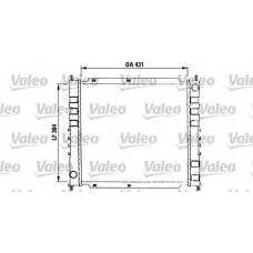 730564 VALEO Радиатор, охлаждение двигателя