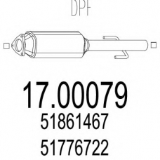 17.00079 MTS Сажевый / частичный фильтр, система выхлопа ОГ
