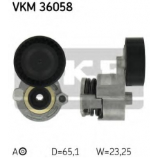 VKM 36058 SKF Натяжной ролик, поликлиновой  ремень