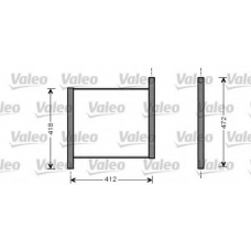 734848 VALEO Радиатор, охлаждение двигателя