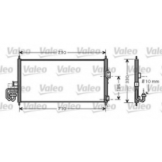 817819 VALEO Конденсатор, кондиционер