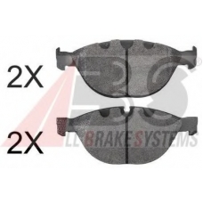 37463 OE ABS Комплект тормозных колодок, дисковый тормоз