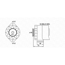 943356502010 MAGNETI MARELLI Генератор