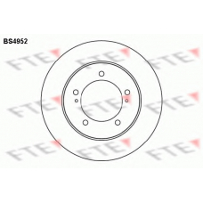 BS4952 FTE Тормозной диск