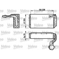 817090 VALEO Испаритель, кондиционер