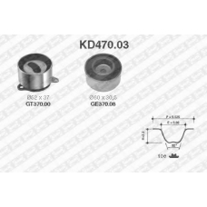 KD470.03 SNR Комплект ремня грм