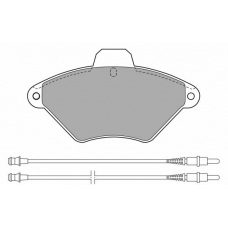 FBP-0887 FREMAX Комплект тормозных колодок, дисковый тормоз