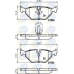 CBP01024 COMLINE Комплект тормозных колодок, дисковый тормоз