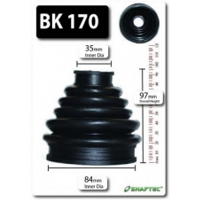 BK170 SHAFTEC Комплект пылника, приводной вал