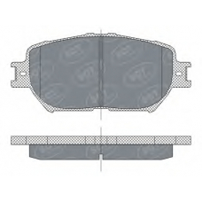 SP 275 PR SCT Комплект тормозных колодок, дисковый тормоз