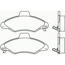 T9069-ECO PAGID Комплект тормозных колодок, дисковый тормоз