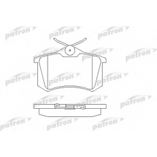 PBP1083 PATRON Комплект тормозных колодок, дисковый тормоз