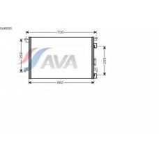 OLA5333 AVA Конденсатор, кондиционер