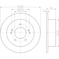 8DD 355 116-341 HELLA PAGID Тормозной диск