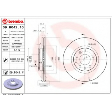 BS 8826 BRECO Тормозной диск