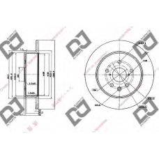 BD1026 DJ PARTS Тормозной диск