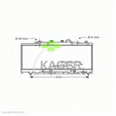 31-3662 KAGER Радиатор, охлаждение двигателя