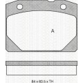 8110 70800 TRIDON Brake pads - front