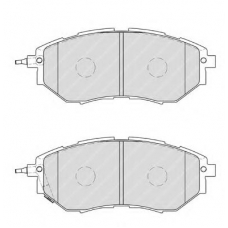FDB1984 FERODO Комплект тормозных колодок, дисковый тормоз