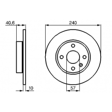 0 986 478 731 BOSCH Тормозной диск