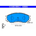 13.0460-5890.2 ATE Комплект тормозных колодок, дисковый тормоз