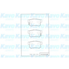 BP-2032 KAVO PARTS Комплект тормозных колодок, дисковый тормоз