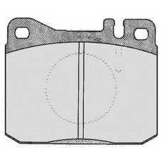 RA.0148.0 RAICAM Комплект тормозных колодок, дисковый тормоз