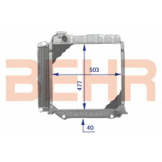 1201968 BEHR Radiator