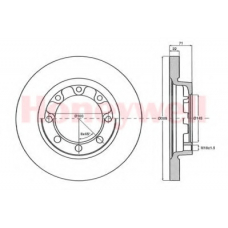 567143B BENDIX Тормозной диск