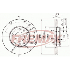 BD-3267 FREMAX Тормозной диск