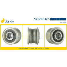 SCP90165.1 SANDO Ременный шкив, генератор
