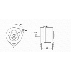 063324403010 MAGNETI MARELLI Генератор
