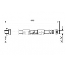 1 987 476 912 BOSCH Тормозной шланг