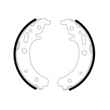 8DB 355 000-951 HELLA PAGID Комплект тормозных колодок