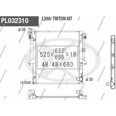 M156I60 NPS Радиатор, охлаждение двигателя